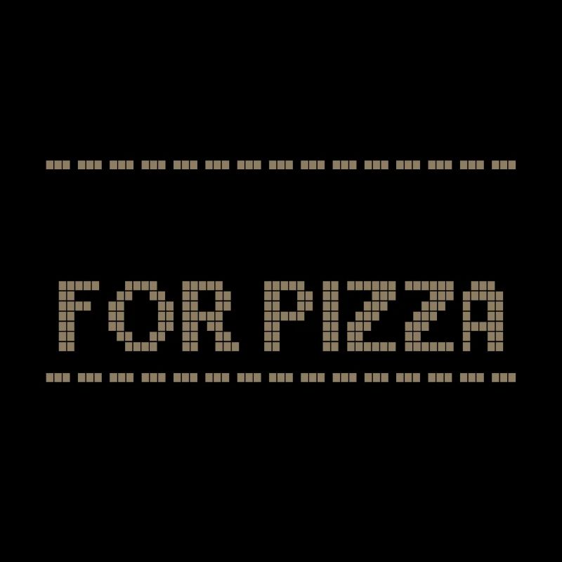 Computercodierung codiert für Pizza-Programmierer
