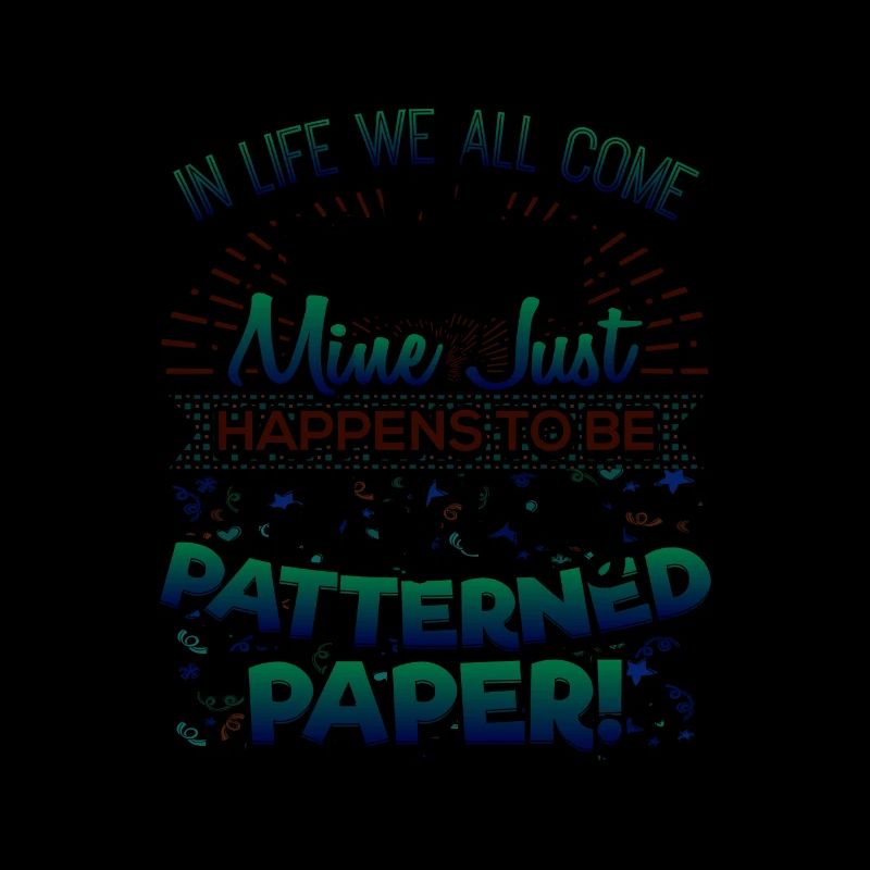 Scrapbooker Life Has Baggage Mine Patterned Paper