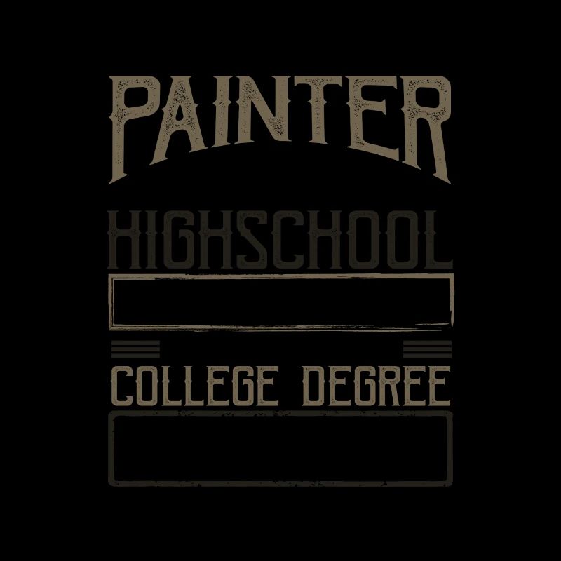 Painter Using High School Diploma Fix College