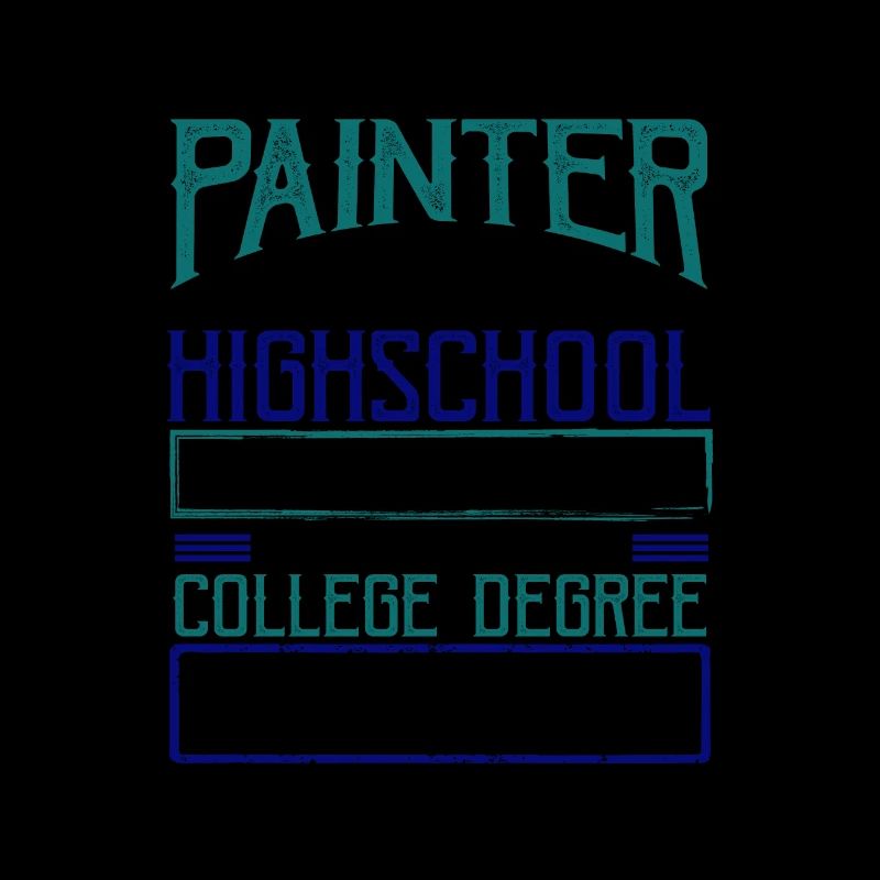 Painter Using High School Diploma Fix College