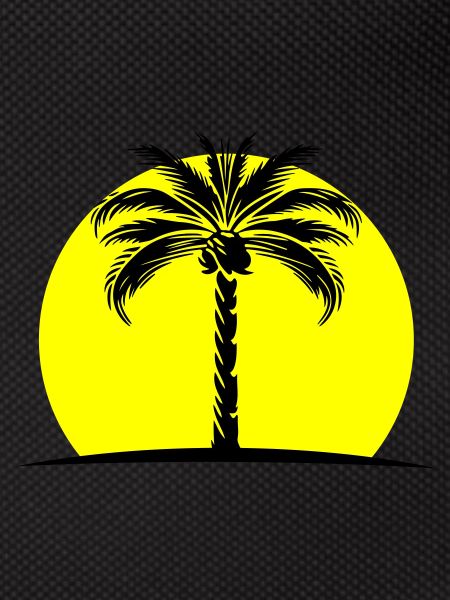 Palm Silhouette Island