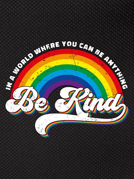 Be Kind LGBT Rainbow