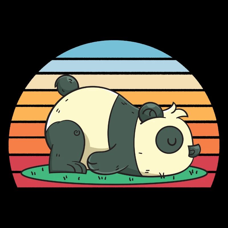Sleeping Panda Bear Gift Panda