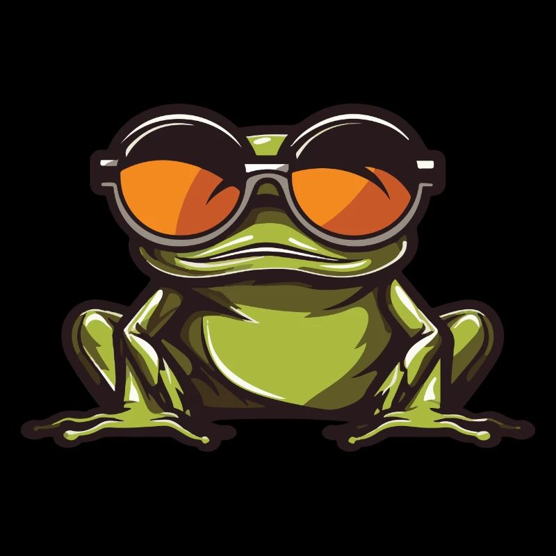 Grenouille Drôle Cool