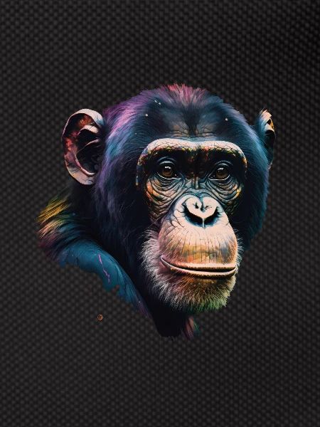 Chimpanzee Monkey Portrait