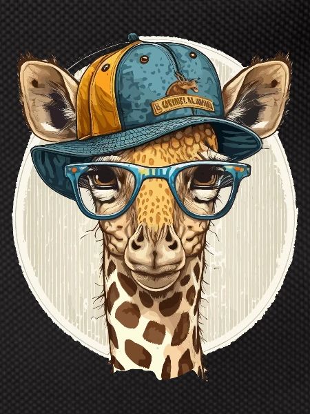 Girafe à la mode