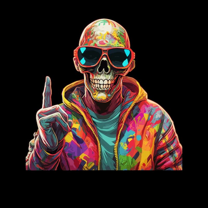 Crâne de crâne cool pour votre look cool