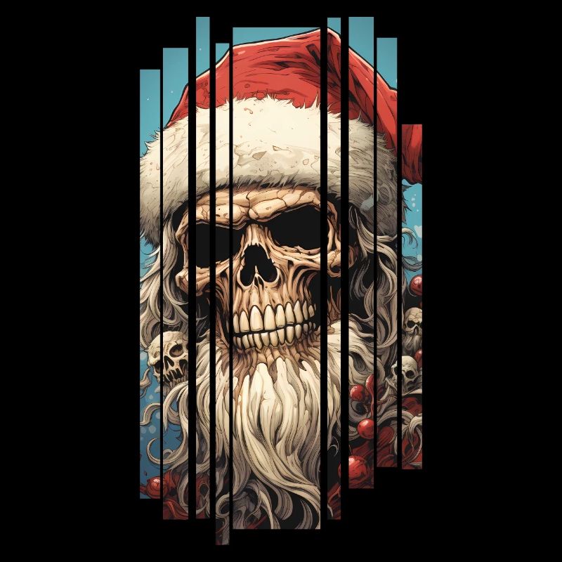 Dark Spell: The Skull Santa Claus Skull