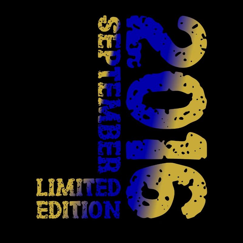 2016 September Limited Edition 7th Birthday Decoration