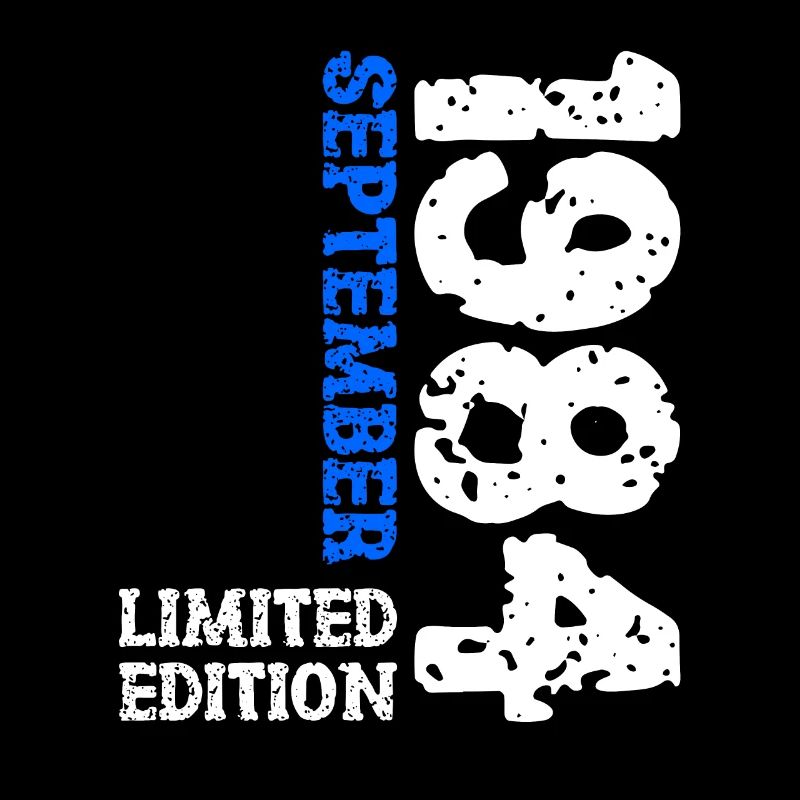 1984 Septembre Edition Limitée 39th Birthday Deco