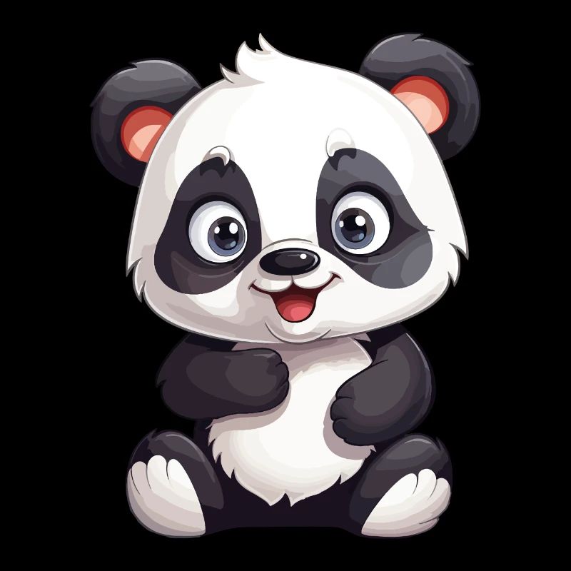 Panda Bear Cute Cute Fluffy I Love Pandas