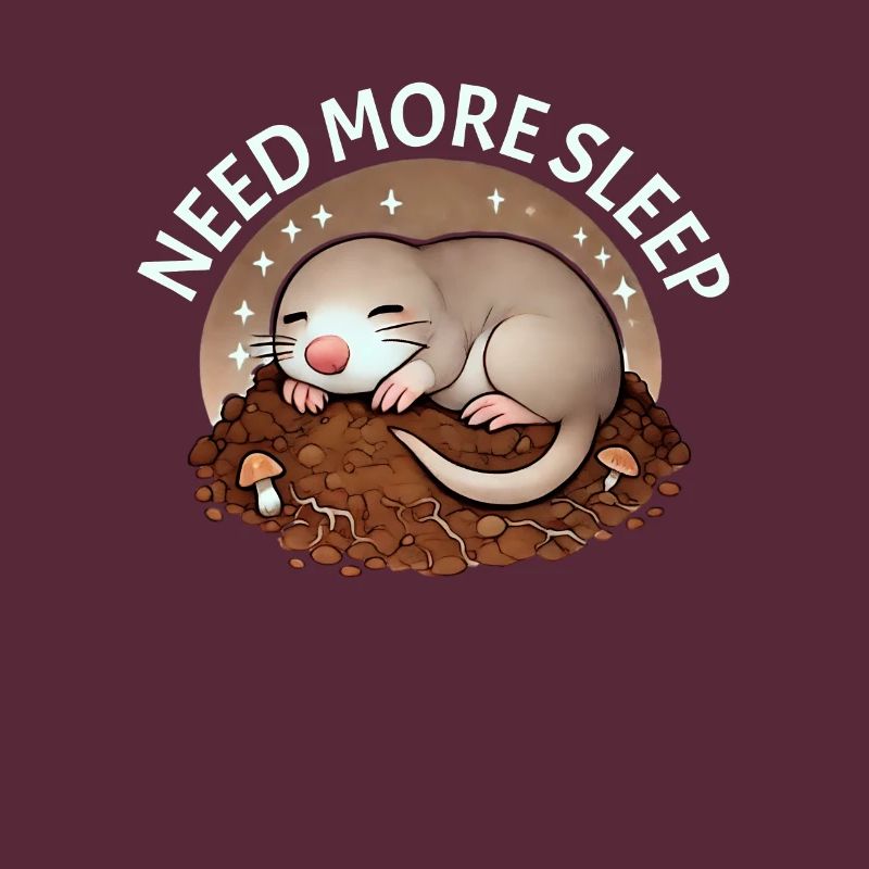 Need more sleep, funny mole,