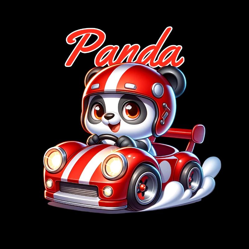 Course de Panda de vitesse