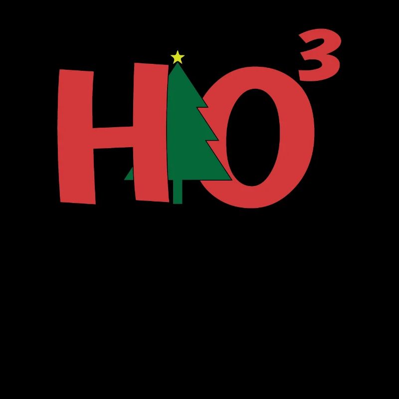 Fun HO3 Math Nerd Christmas Tree Ho Ho Ho