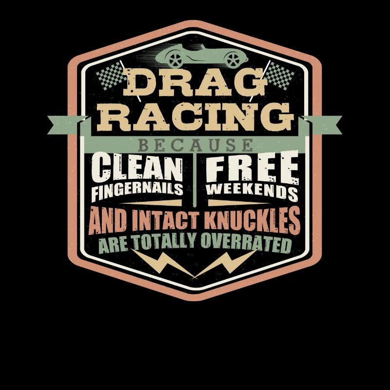 Drag Racing Car Lover Clean Fingernails Free