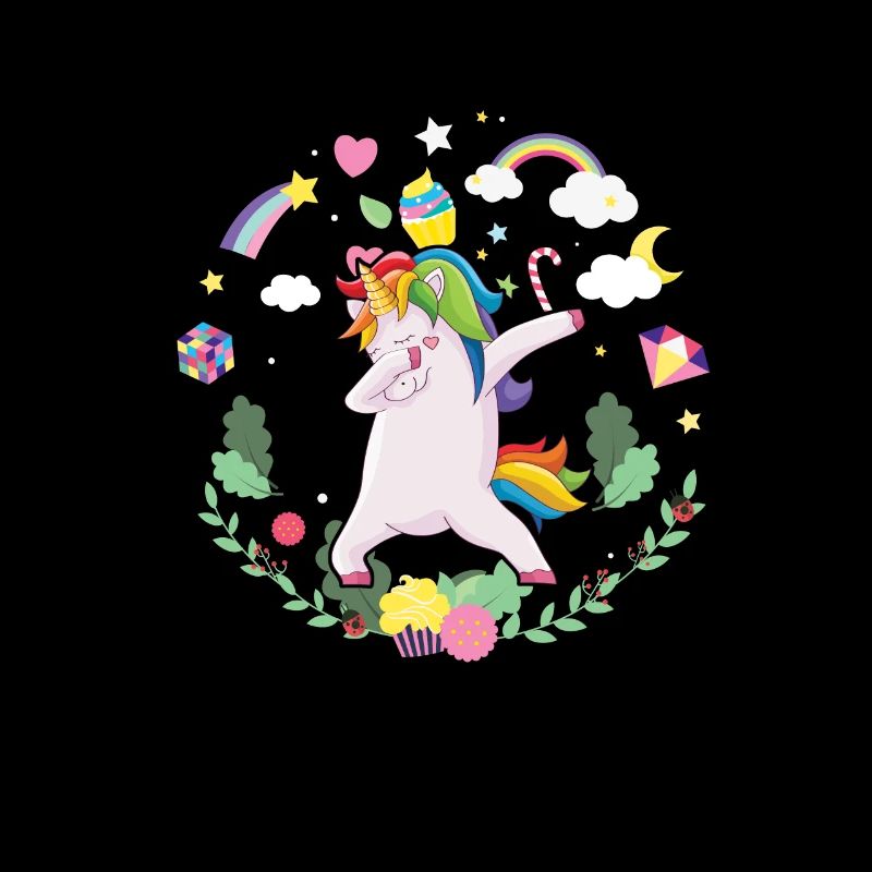 Unicorn Dab Magical Creature Bunte Fiktion