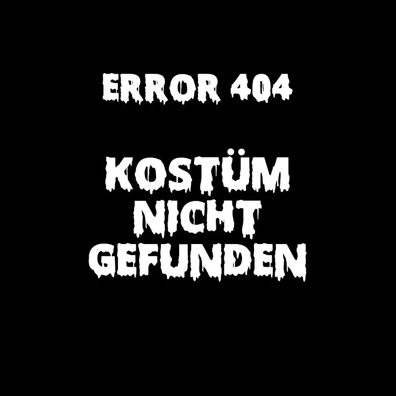 Error 404 Kostüm nicht gefunden