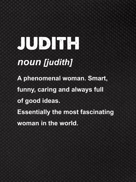 Judith Name Gift design
