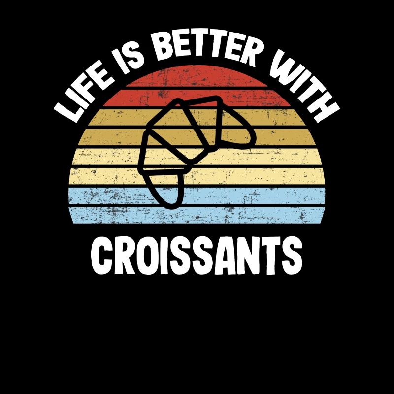 Retro Croissant Design