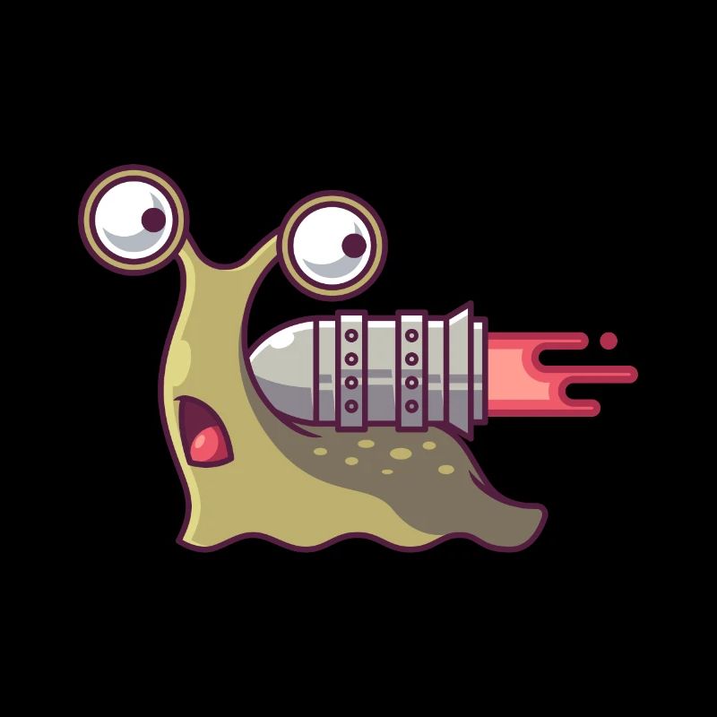 Rocket-powered snail