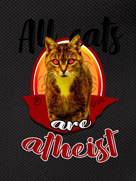 Chat athée Lucifer