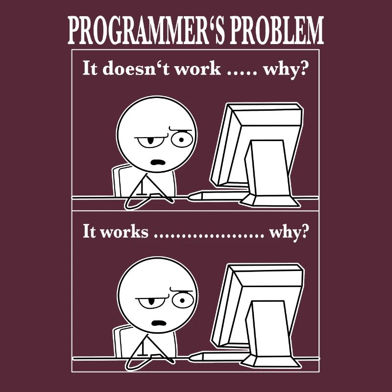 Programmer Computer Scientist Funny Cartoon T-Shir