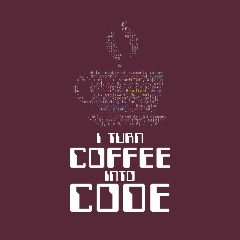 Je transforme le café en cadeau HTML de codage de codeur de code