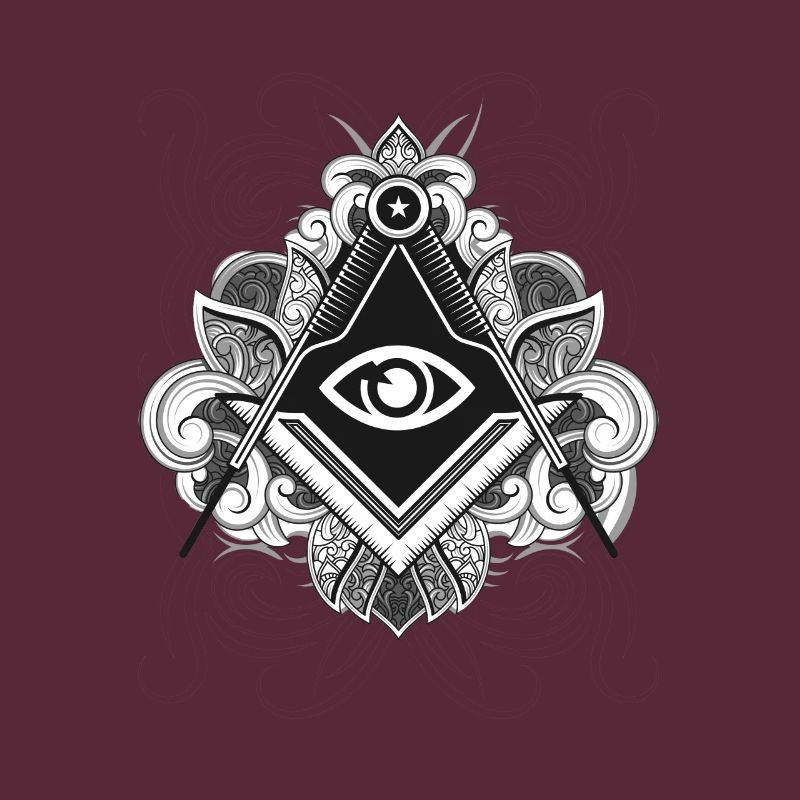 Illuminati Symbol Masonic Triangle Conspiracy Gift