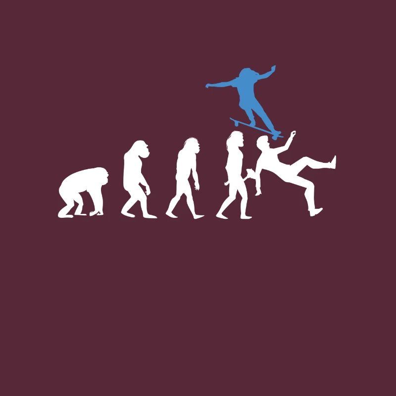 Skateboarder Evolution Skateboard Skateboarding