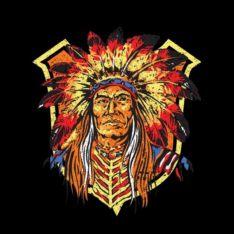 Native Man Indian Aztec Warior Ancient Indigenous