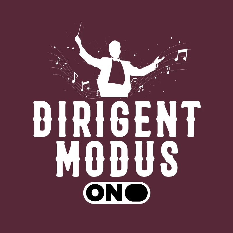 Dirigent Modus Dirigent Orchester Musik Note Geschenk