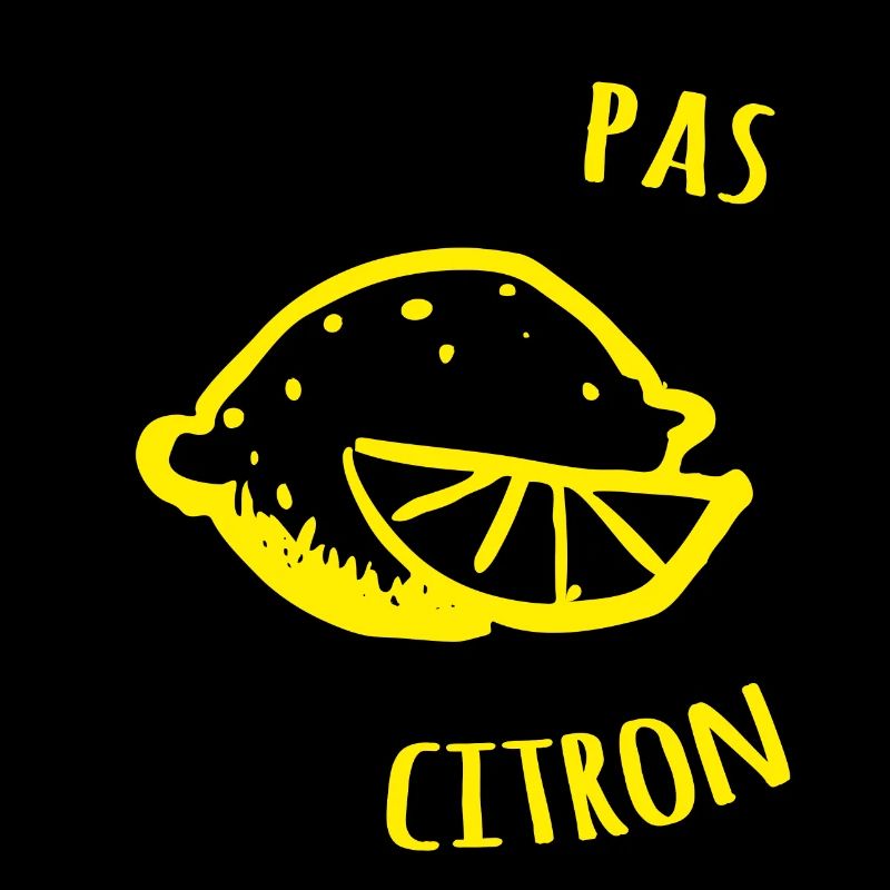 Je peux pas j'ai citron - citron jaune