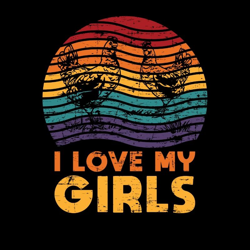 Lusitges Geschenk Bauer Huhn Hühner