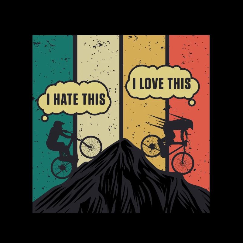 Rétro VTT VTT EBike Biker Cadeau