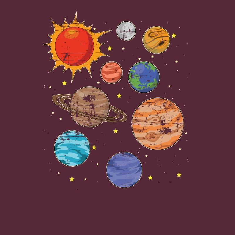 Planet Solar System Gift Space