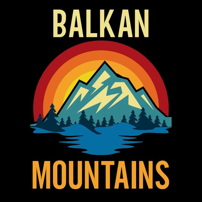 Balkan Mountains Sunset