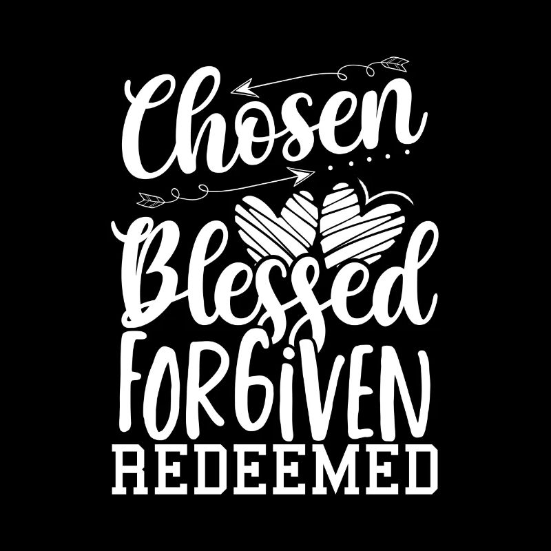 Christian Gift Chosen Blessed Forgiven Redeemed