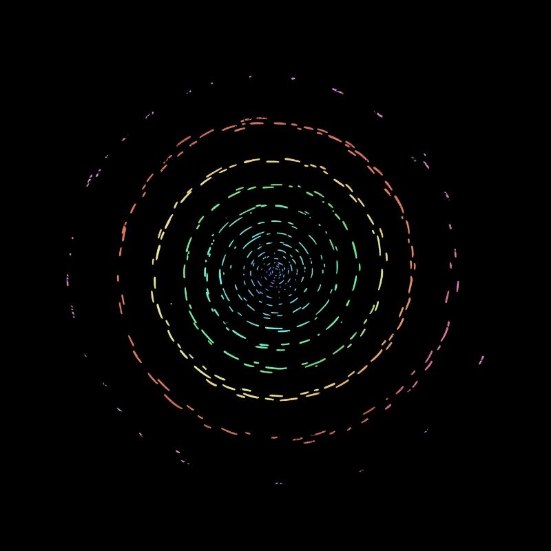 Regenbogen Kreisel Selbst gestalten