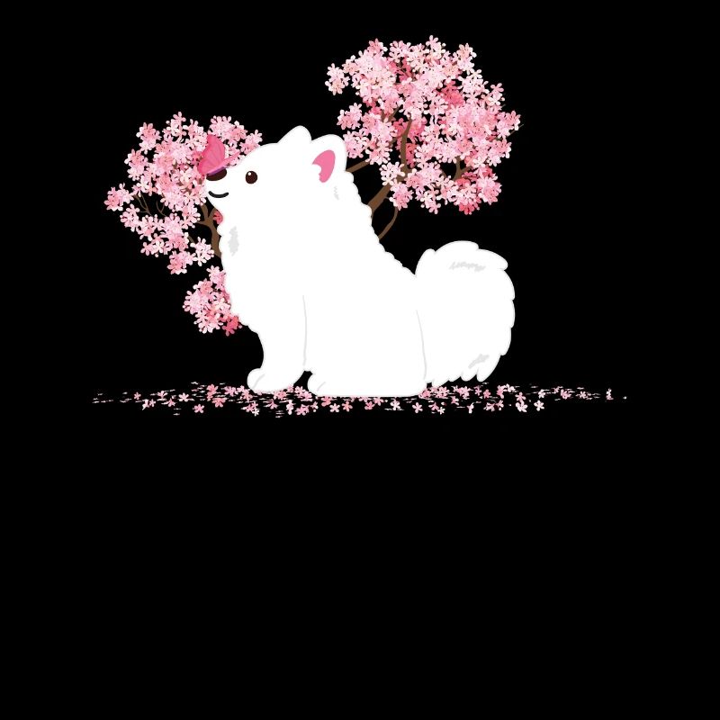 Japanischer Kawaii Sakura - Spitz Hund