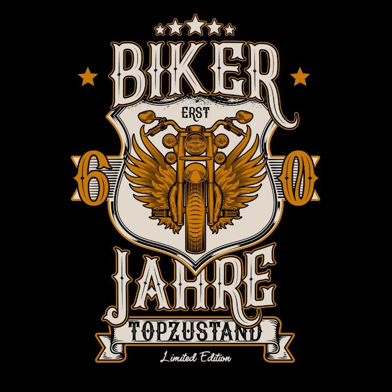60. Geburtstag Mann Geschenk lustig Biker Motorrad