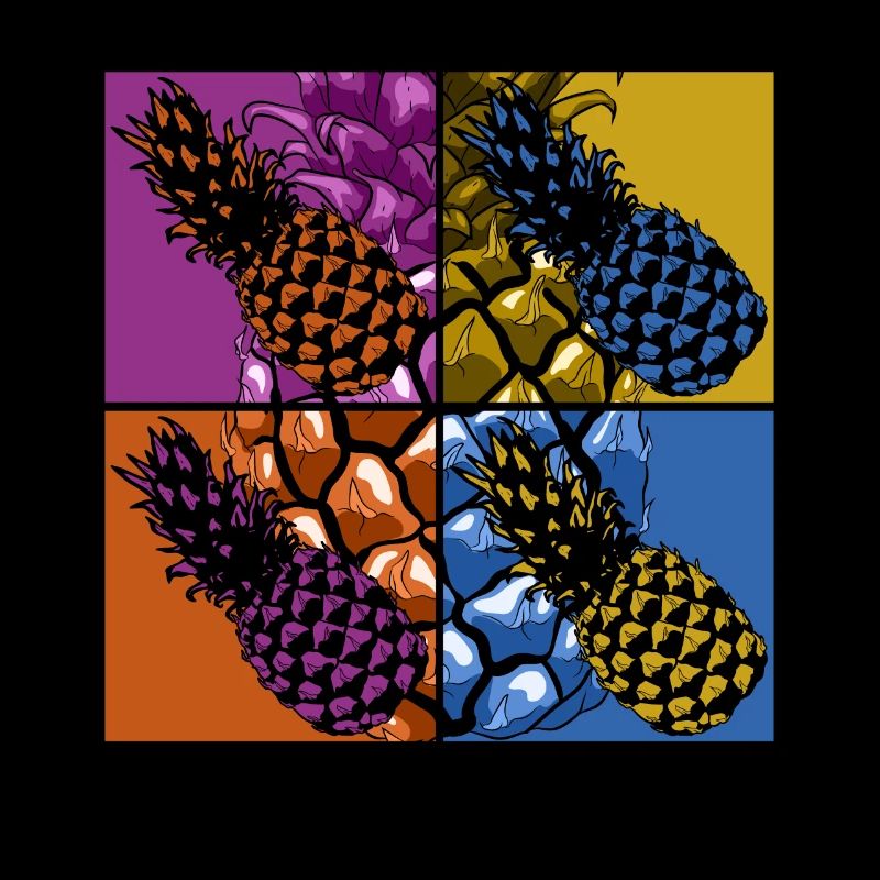 Cadeau vacances d’été Fruit Ananas tropical