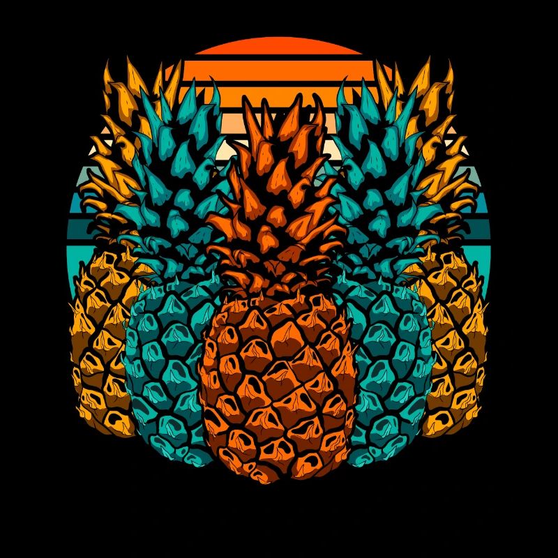 Cadeau vacances d’été Fruit Ananas tropical