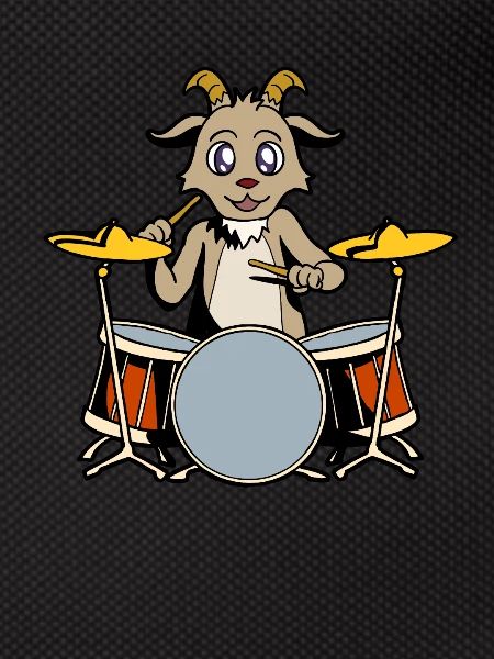 Batteur de chèvre comique