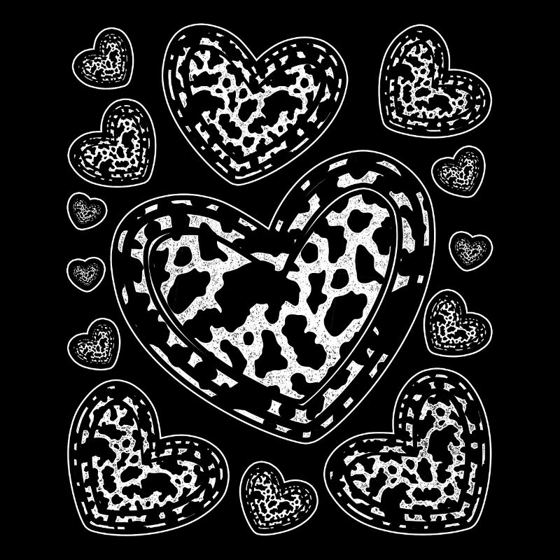 Cow Spots Hearts Cow Lovers Gift Cow