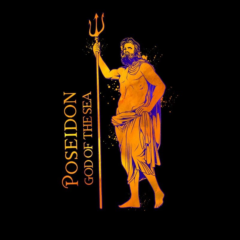 Gott des Meeres - Poseidon