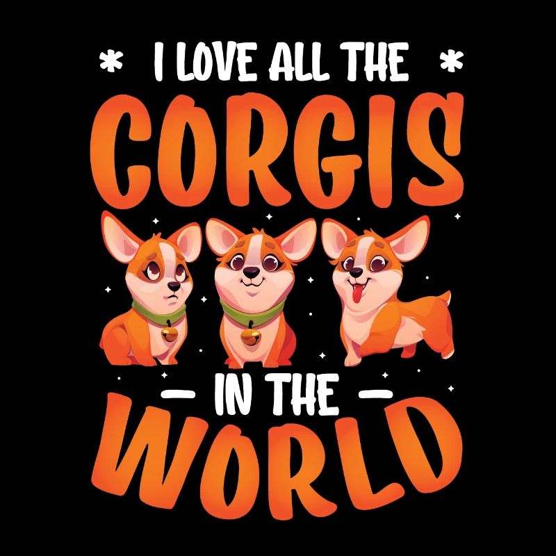 J’aime tous les corgis du monde