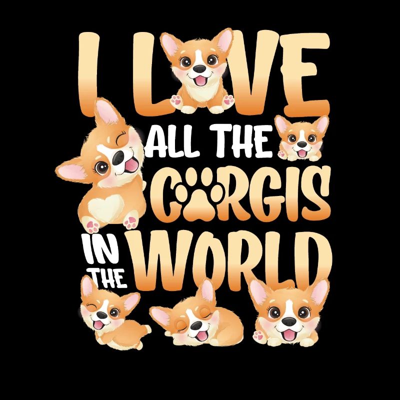 J’aime tous les corgis du monde