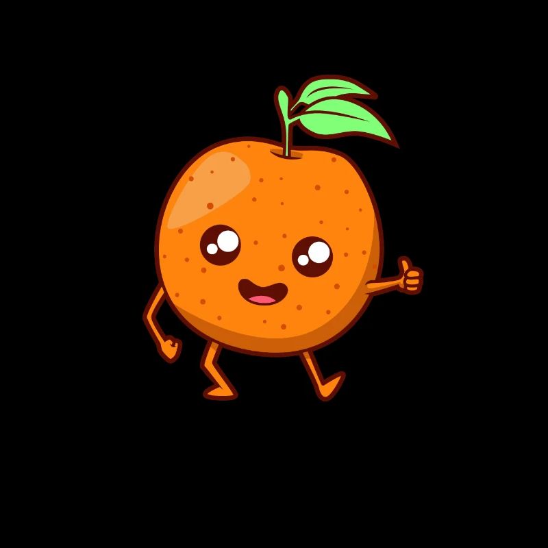 Kawaii Comic Orange