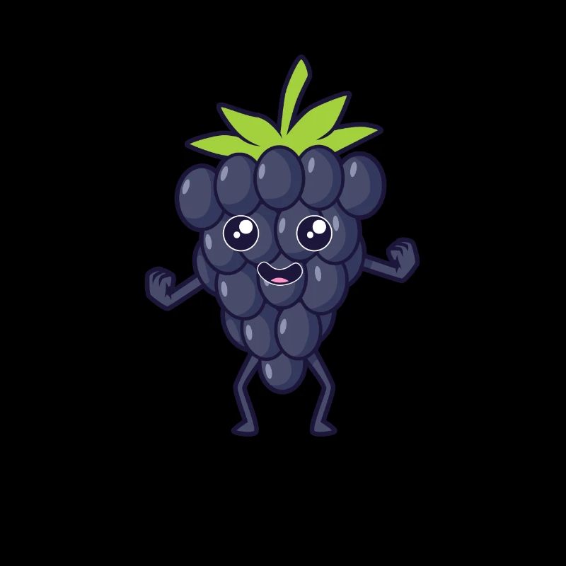 Kawaii Comic Brombeere