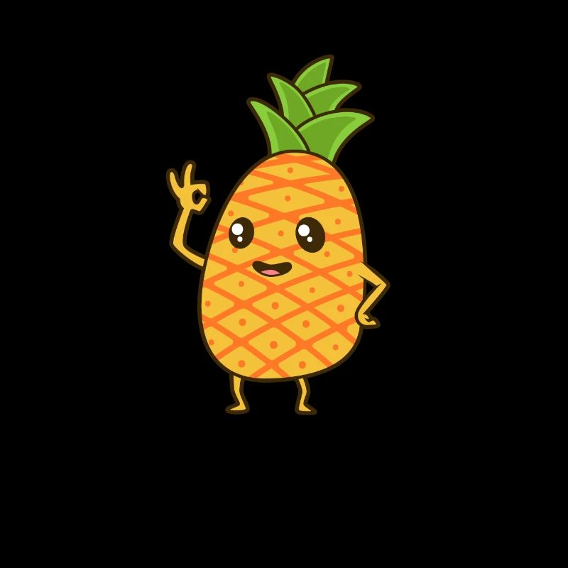 Kawaii Comic Ananas